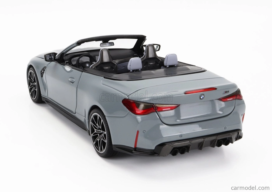 Minichamps BMW radu 4 M4 (g83) Cabriolet 2020 1:18 Grey Met