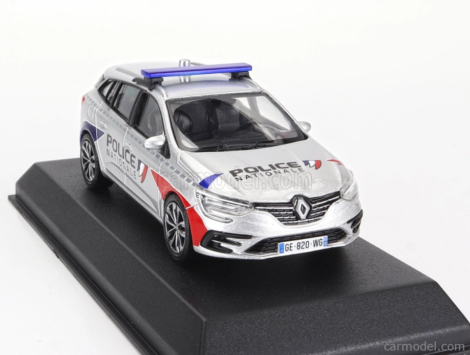 Renault Megane Sport Tourer 2022 Police Nationale – Miniature 1:43 En Zamak