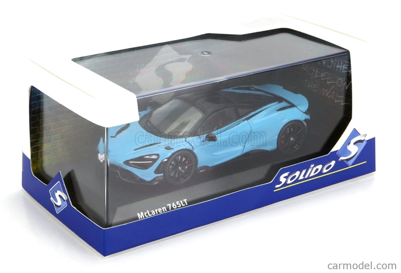 Solido Mclaren 765lt V8 Biturbo 2020 1:43 Light Blue