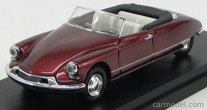 Rio-models Citroen Ds19 Cabriolet 1962 1:43 Red Met