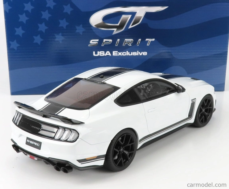 Gt-spirit Ford usa Mustang Coupe 5.0 R-spec Rhd 2020 1:18 White Black