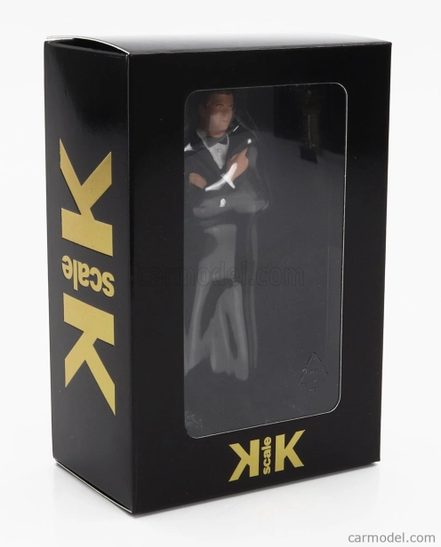 Figúrky v mierke kk Muž so zbraňou - auto nie je súčasťou balenia 1:18 Black White