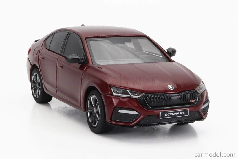 Abrex Škoda Octavia Iv Rs 2020 1:43 červená met.