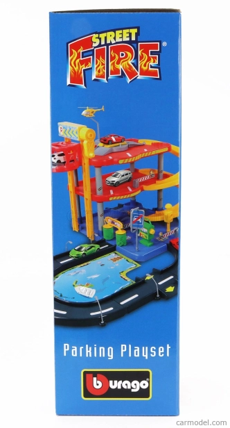 Bburago Accessories Diorama - Parking Playset Garage With Porsche Cayenne + Audi R8 1:43 Různé