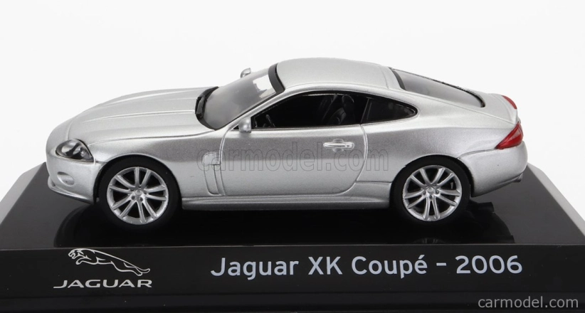 Edicola Jaguar Xk Coupe 2006 - Con Vetrina - With Showcase 1:43 Silver