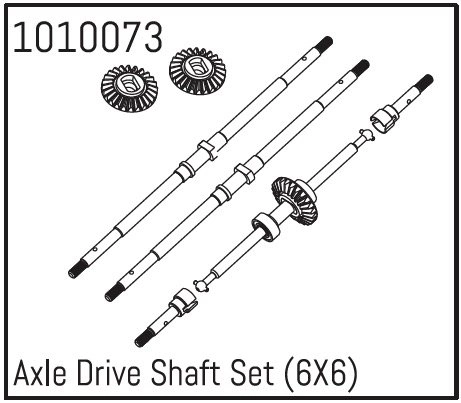 HBP240096 - (1010073) Axle Drive Shaft Set (6X6)