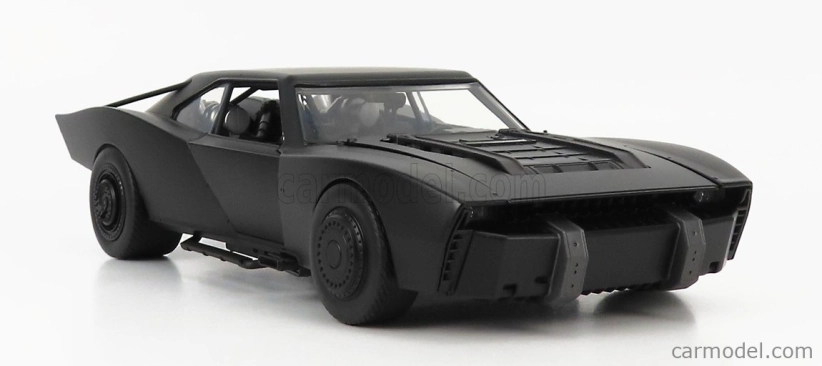 Jada Batman Batmobile With Figure 2022 - The Batman Movie 1:18 Matt Black