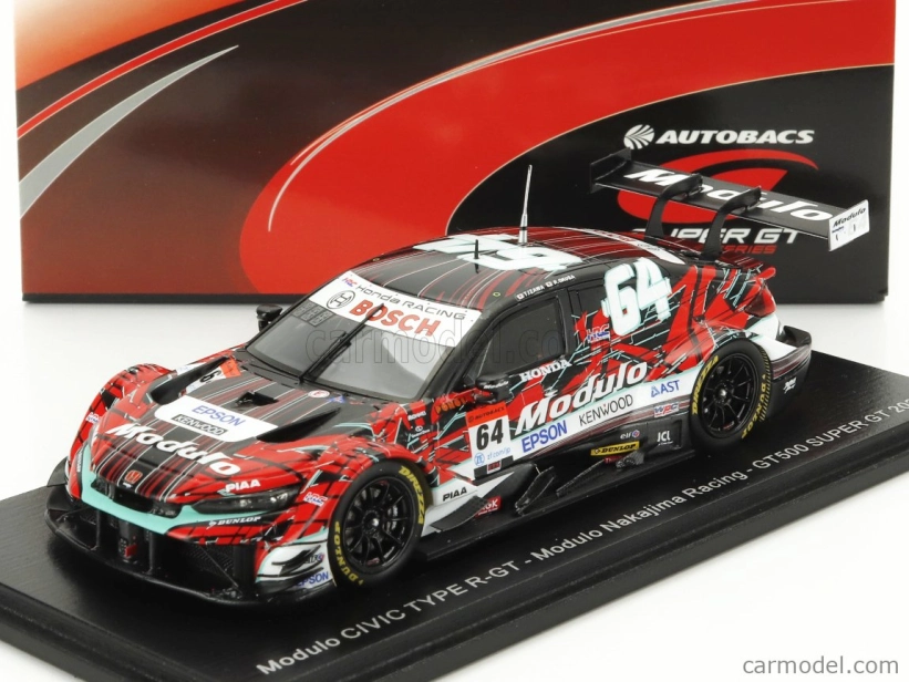 Spark-model Honda Civic Type-r Gt Team Modulo Nakajima Racing N 64 ...