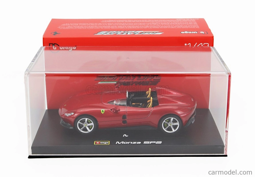 Bburago Ferrari Monza Sp2 2018 1:43 Red Met