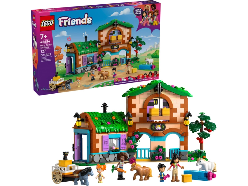 LEGO Friends - Ranč a stajňa pre poníky