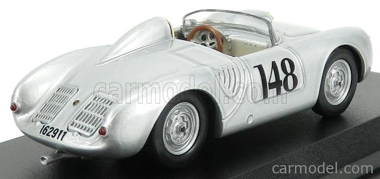 Najlepší model Porsche 550rs N 148 2nd Aosta- Gran San Bernardo 1957 Wolfgang Von Trips 1:43 Silver