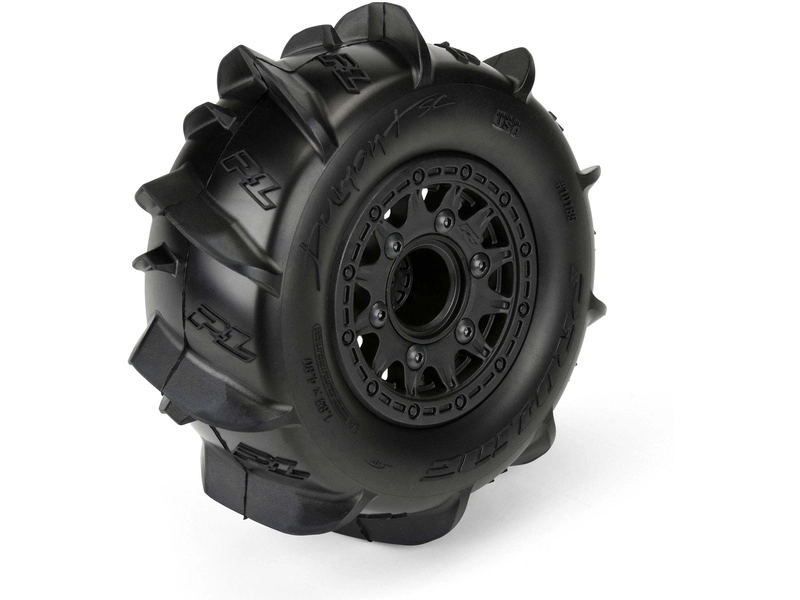 Kolesá Pro-Line 2.2/3.0", pneumatiky Dumont, čierny disk Raid H12 (2)