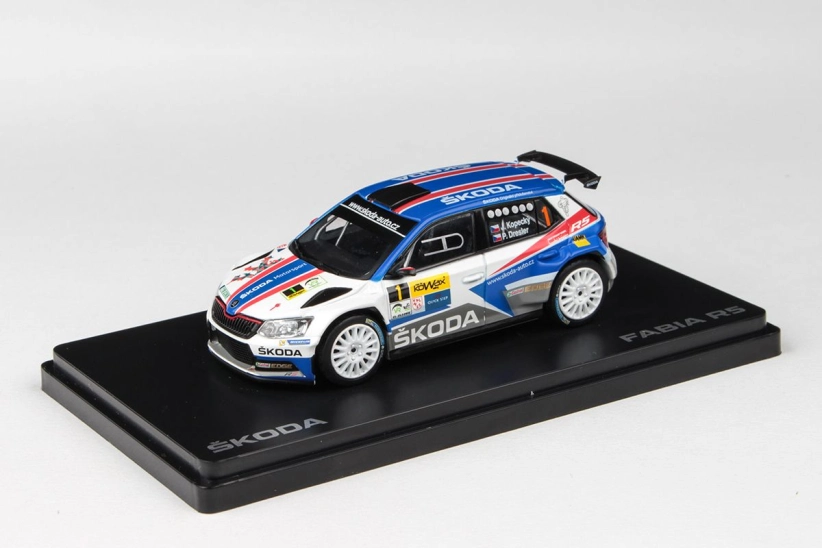 Abrex Škoda Fabia III R5 (2015) 1:43 - Kowax ValMez Rally 2018 #1 Kopecký - Dresler