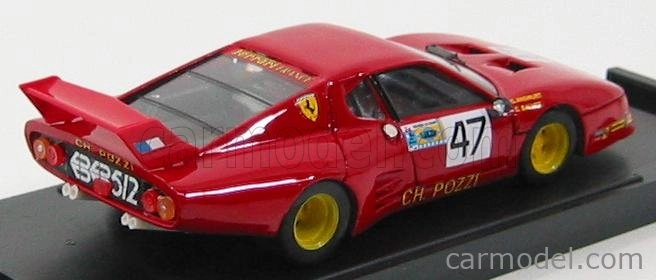 Brumm Ferrari 512 Bb Ch.pozzi Francia Le Mans N 47 1980 1:43 Red