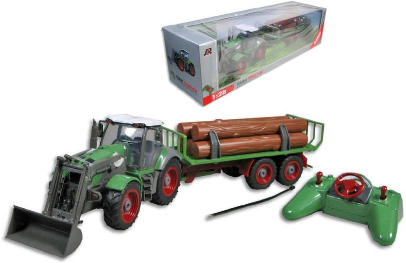 RC traktor s návesom 1:28, 8ch,