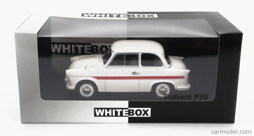 Whitebox Trabant P50 1959 1:24 bielo-červený