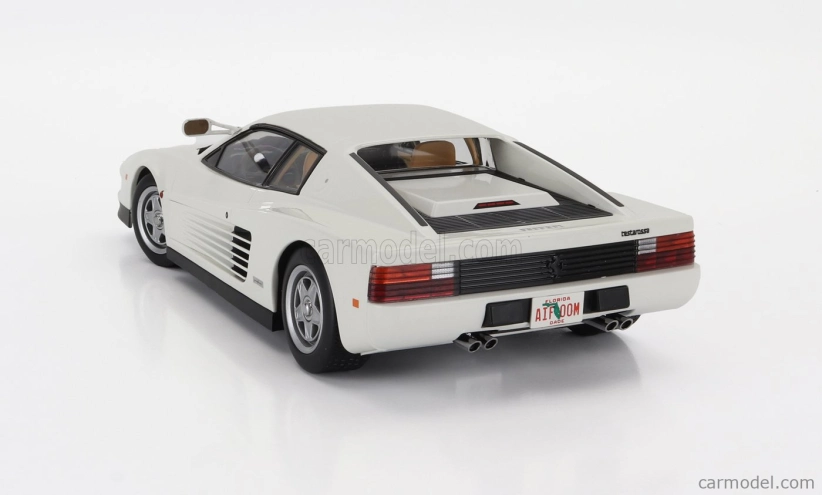 Kk-scale Ferrari Testarossa Mki Usa Version 1984 Monodado Monospecchio 1:18 White