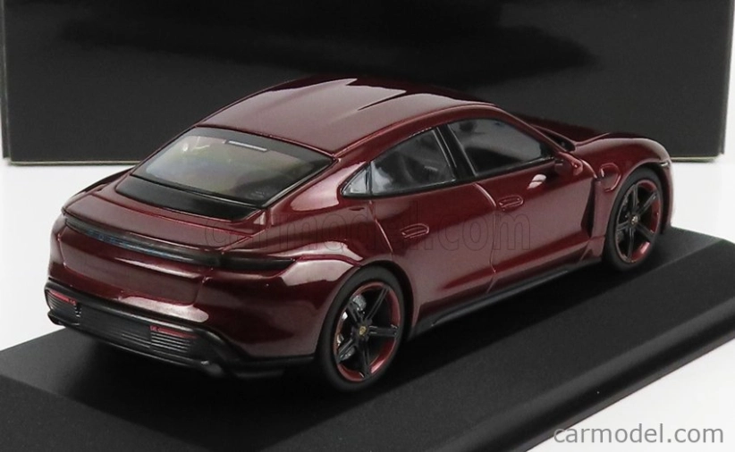 Minichamps Porsche Taycan Turbo S Cross 2020 1:43 Red Met