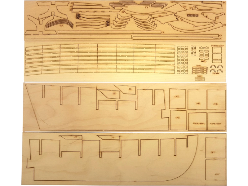 Model Shipways USF Confederacy 1778 1:64 kit