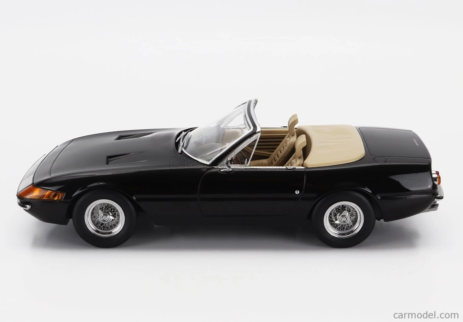 Kk-scale Ferrari 365 Gts Daytona Spider 1-series Open Usa Version 1969 1:18 Black