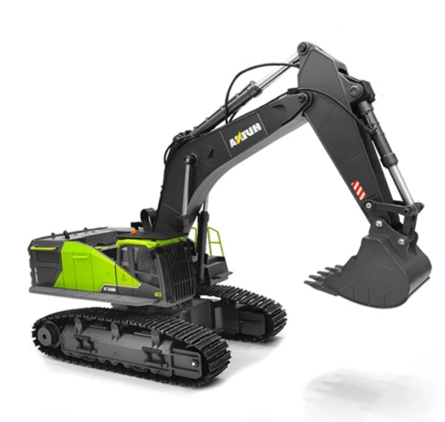 RC pásový bager HN593 s kovovou lyžicou, 1:14