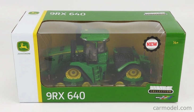 Britains John deere 9rx 640 Tractor Cingolato 2020 1:32 Zelená Žlutá