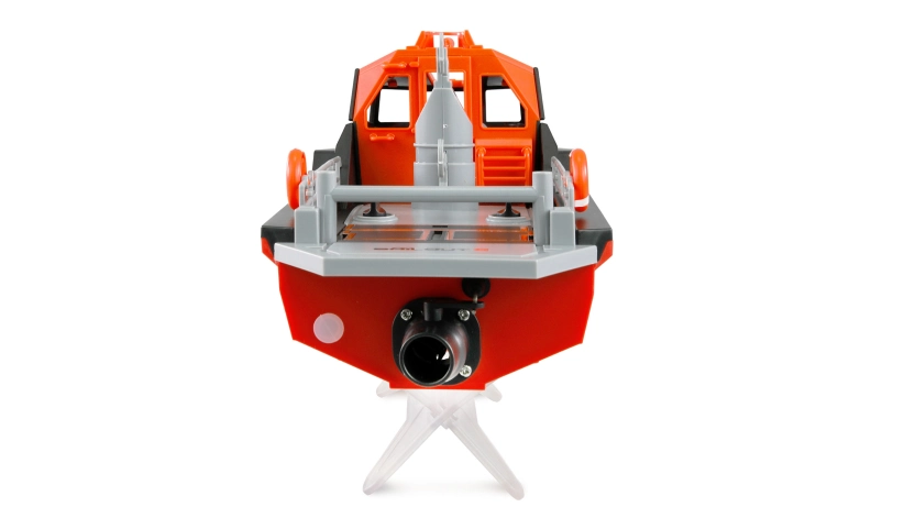 RC záchranný čln Snig brushless RTR, čierno-červená
