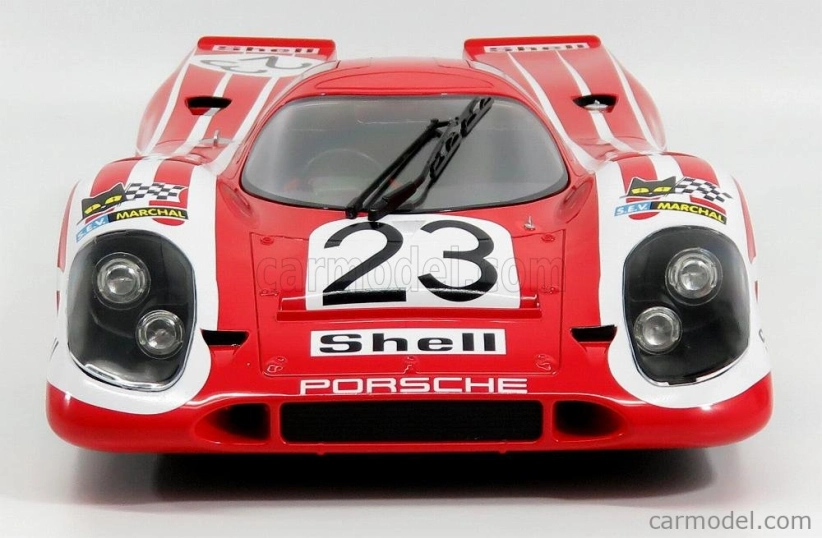 Norev Porsche 917k Team Salzburg N 23 Víťaz 24h Le Mans 1970 H.herrmann - R.attwood 1:12 Červená biela