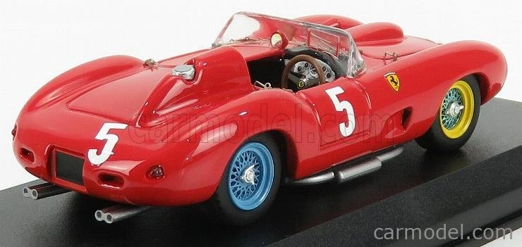 Umelecký model Ferrari 335s Ch.0700 N 5 2nd 1000km Nurburgring 1957 Collins - Gendebien 1:43 Red
