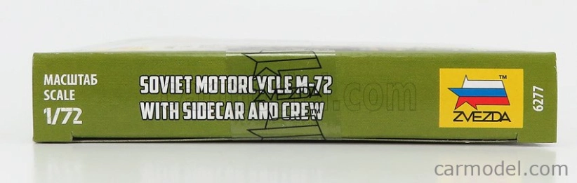 Zvezda Zundapp M-72 Military Motorcycle Sidecar 1941 1:72 /