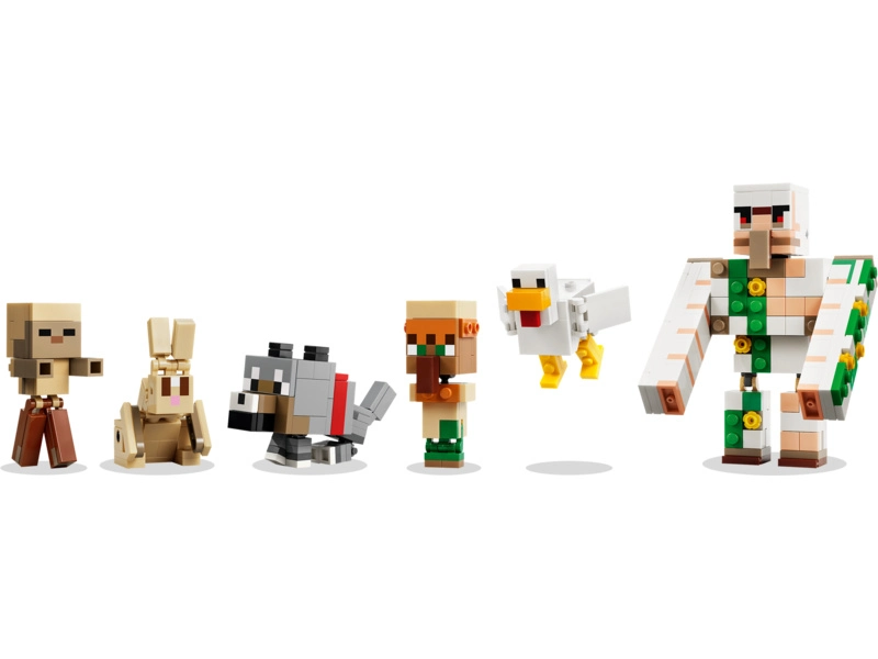 LEGO Minecraft - Kuřecí žokej a útok v poušti
