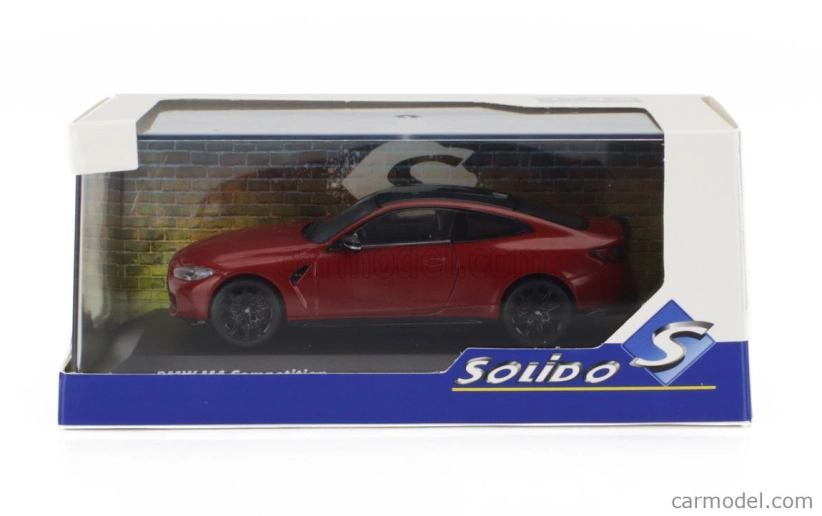 Solido BMW radu 4 M4 Coupe Competition (g82) 2023 1:43 Červená