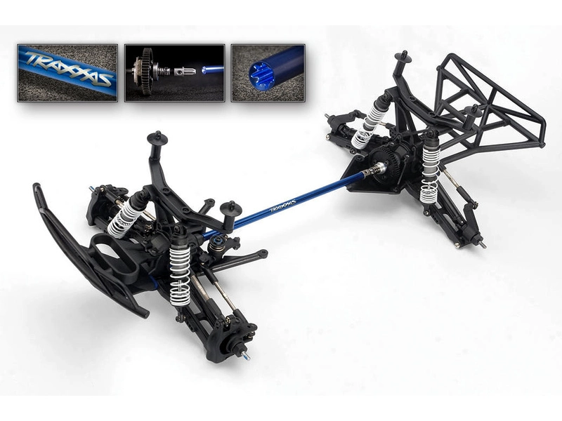 RC auto Traxxas Slash 1:10 VXL 4WD OBA TQi, modrá