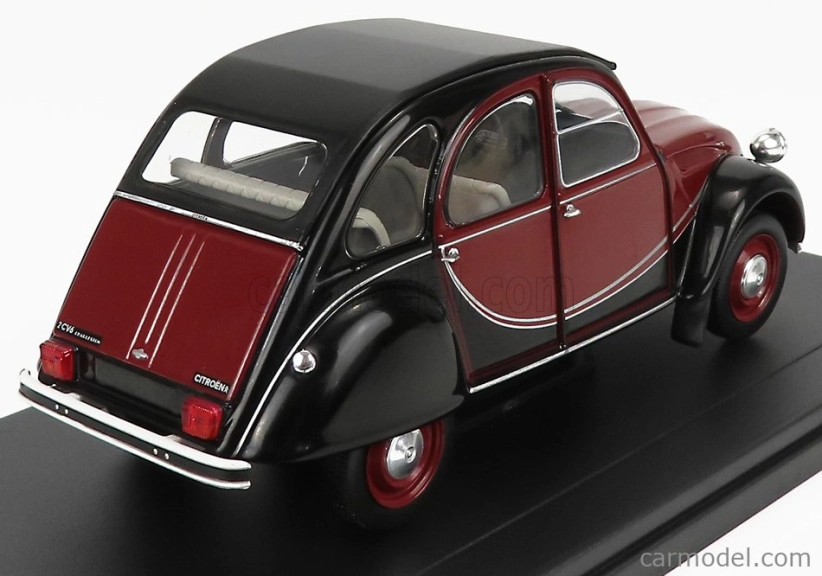 Edicola Citroen 2cv Charleston 1982 1:24 Červená Černá