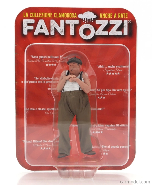 Nekonečná sada figúrok 4x Fantozzi - Com'e' Umano Lei! - Alla Bersagliera! - Ah! Congiuntivo! - Ragionier Filini Batti Lei? 1:18 Various