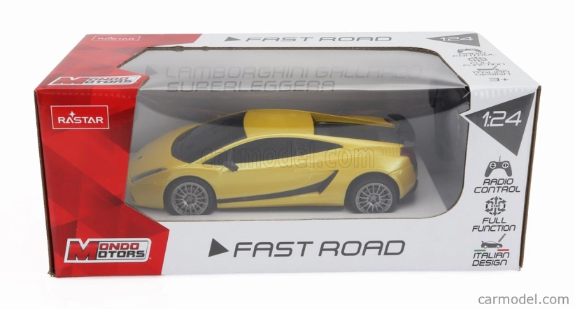 Mondomotors Lamborghini Gallardo Superleggera 2007 1:24 Žlutá
