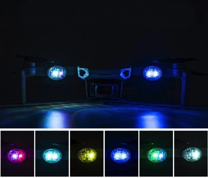 Barevné LED stroboskopické světlo pro drony (2ks)