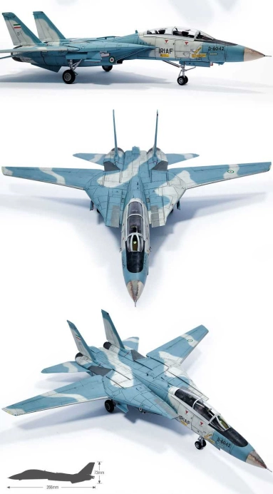 Model Kit letadlo 12594 - F-14A "IRIAF" (1:72)
