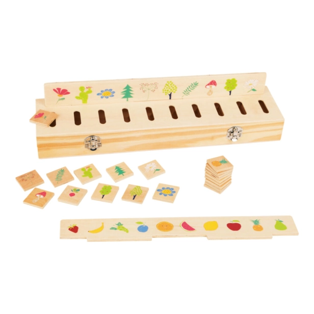 Small Foot Dřevěná motorická vkládačka vzdělávací třídění Poškozený obal