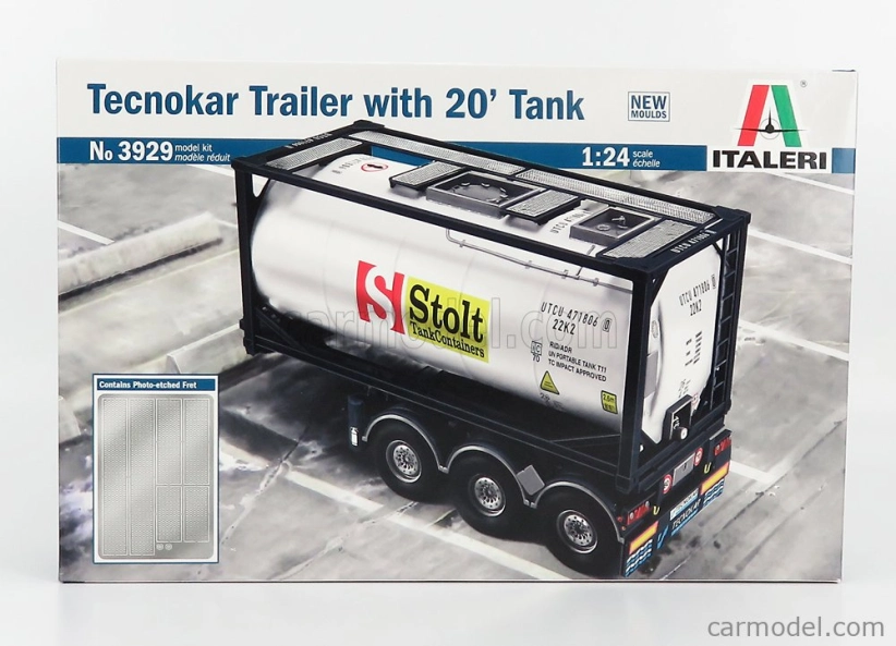 Italeri Accessories Rimorchio Cisterna 3-assi - Tanker Trailer 1:24 /