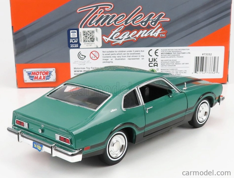 Motor-max Ford usa Maverick Grabber 1974 1:24 Zelená