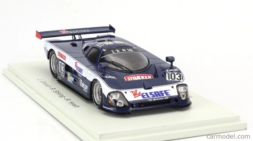 Spark-model Spice Se88c 3.3l V8 Team Mako N 103 24h Le Mans 1990 Robbie Stirling - James Shead - Ross Hyett 1:43 Modrá biela