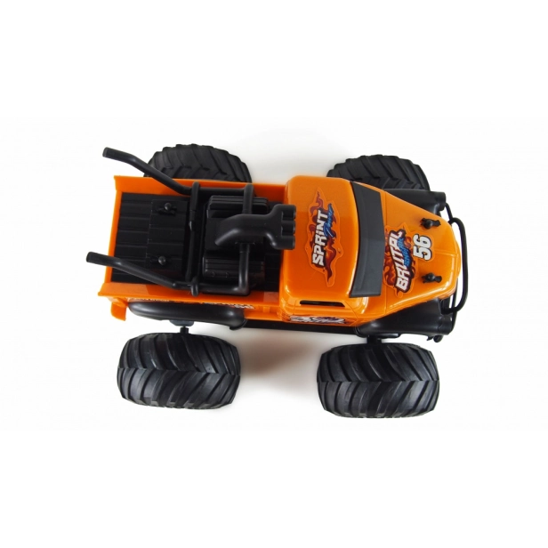 RC auto Monster Truck Crazy, oranžová