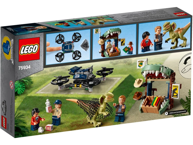 LEGO Jurský Park - Dilophosaurus na útěku