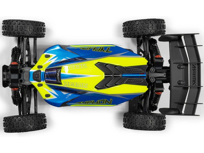 RC auto Arrma Typhon Mega 665 1:8 4WD RTR, modrá