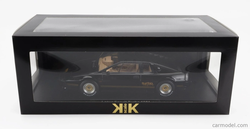 Lotus Esprit Turbo 1981 v mierke 1:18 čierny