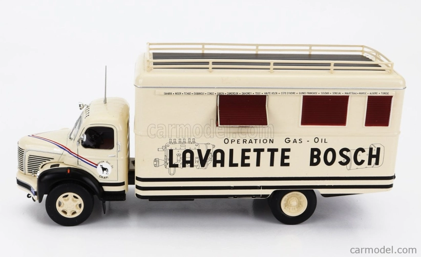 Edicola Berliet Glc6 Version Ii Truck Operation Gas Oil Lavalette Bosh 2-assi 1969 1:43 Cream