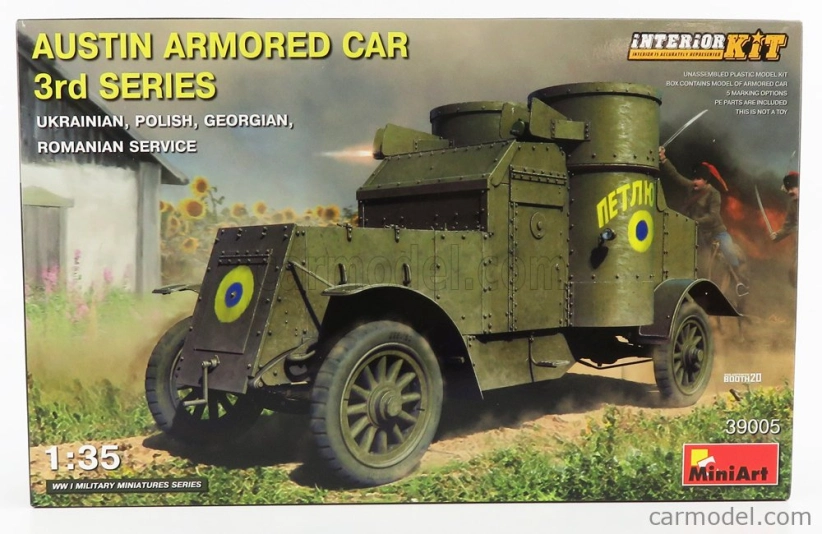 Miniart Austin Armored Car 3-series Military 1914 1:35 /