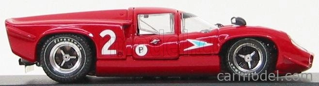 Najlepší model Lola T70 Coupe N 2 Brands Hatch 1967 Surtees - Hobbs 1:43 Red White