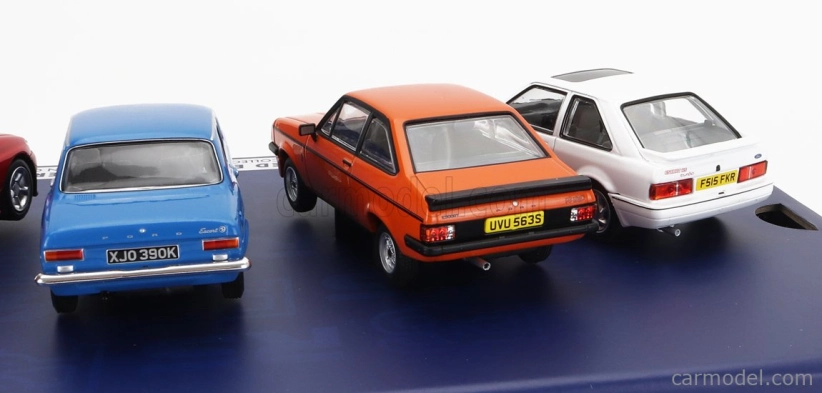 Vanguards Ford england Rs Collection Set 5x Escort Rs Cosworth 1993 - Mkiii Rs 1600i 1990 - Mkii Rs2000 1979 - Mkiv Rs Turbo 1990 - Mki Rs 1600 1976 1:43 Různé